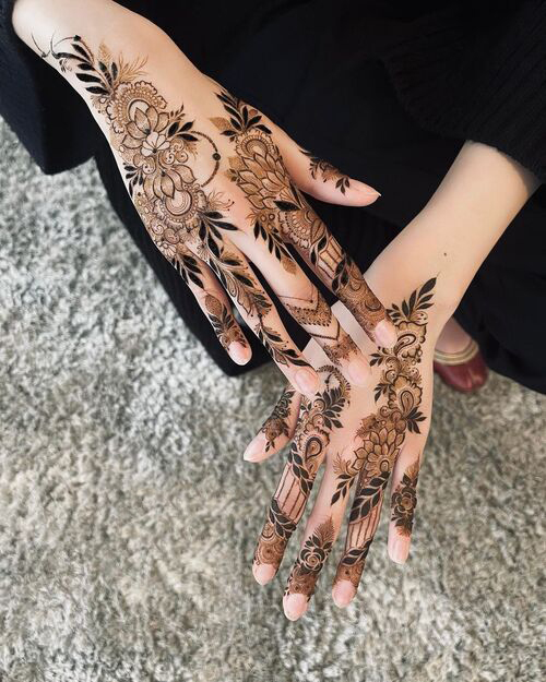 Back Hand Mehndi Design