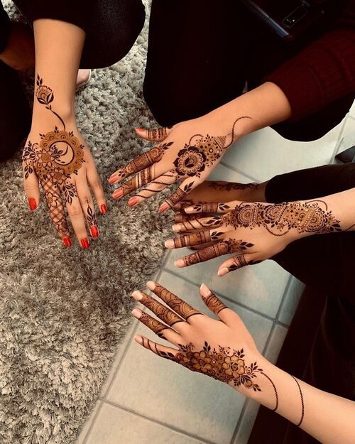 Back Hand Mehndi Design