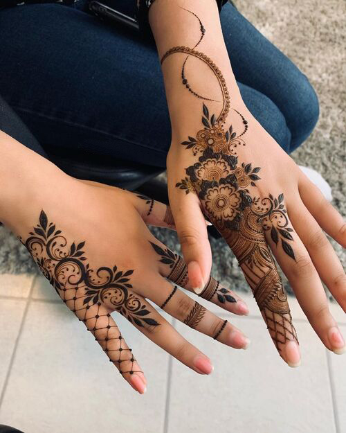 Back Hand Mehndi Design