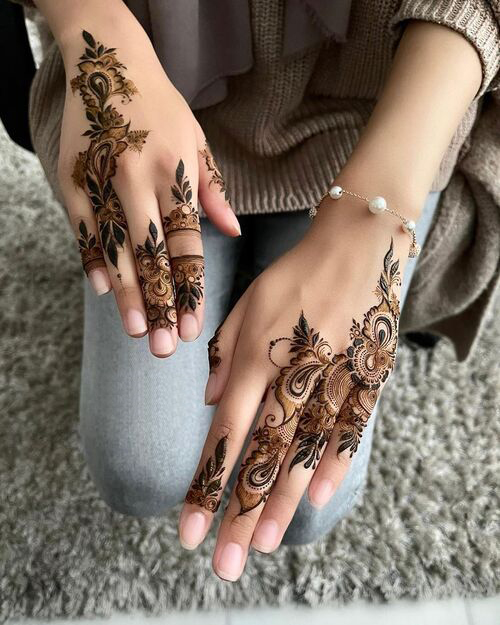 Back Hand Mehndi Design
