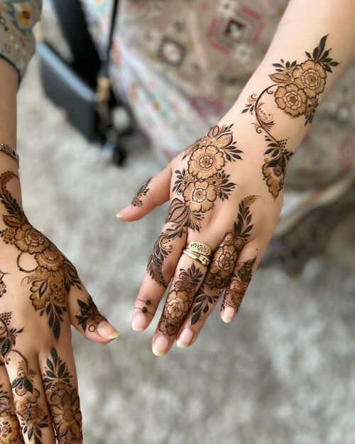 Back Hand Mehndi Design
