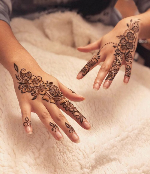 Back Hand Mehndi Design
