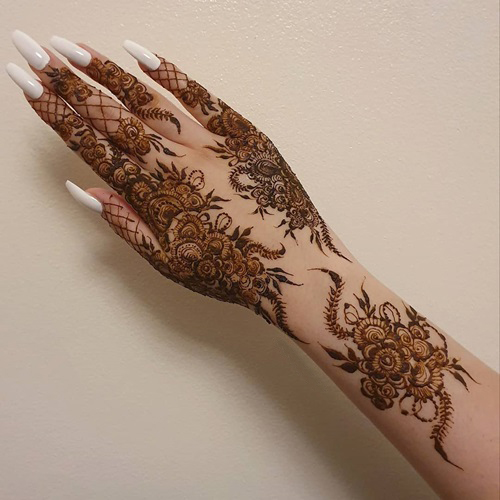 Back Hand Mehndi Design
