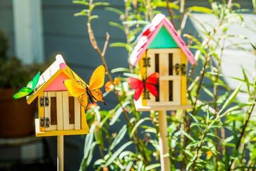 Butterfly House Idea in garden